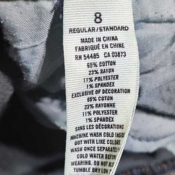 American Eagle jeans jeggings super stretch women's size 8 ink blue  akinny - Picture 8 of 13